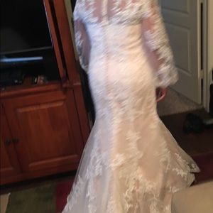 Wedding dress cocomelody.. custom f14-16 st sz